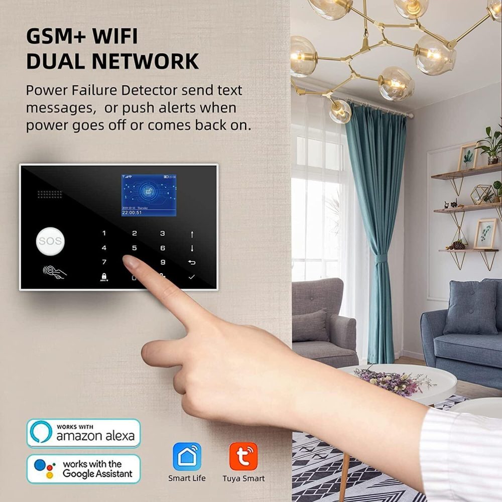 دزدگیر هوشمند لمسی wifi - RF تویا PST-G30