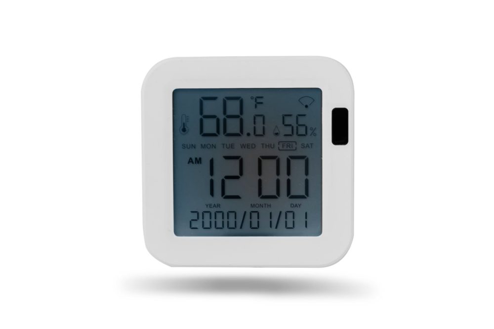 سنسور دما و رطوبت هوشمند زیگبی با صفحه نمایش تویا برند MOES